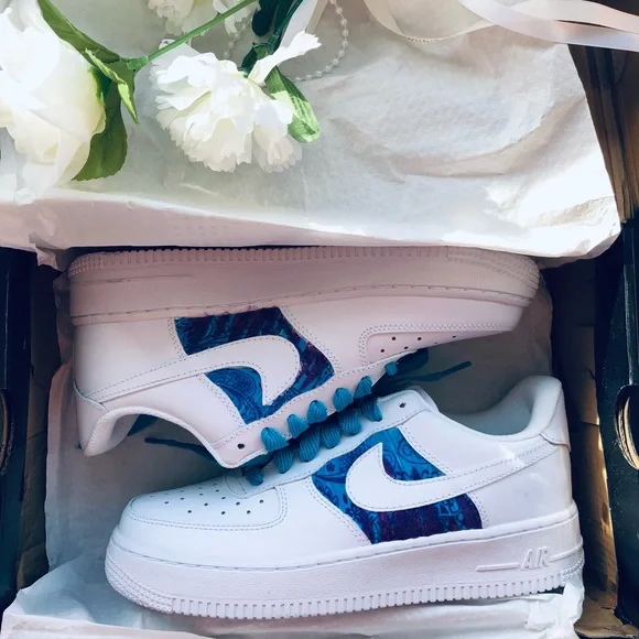 Nike Air Force 1 Custom. Women’s Sz 8 - Picture 1 of 10